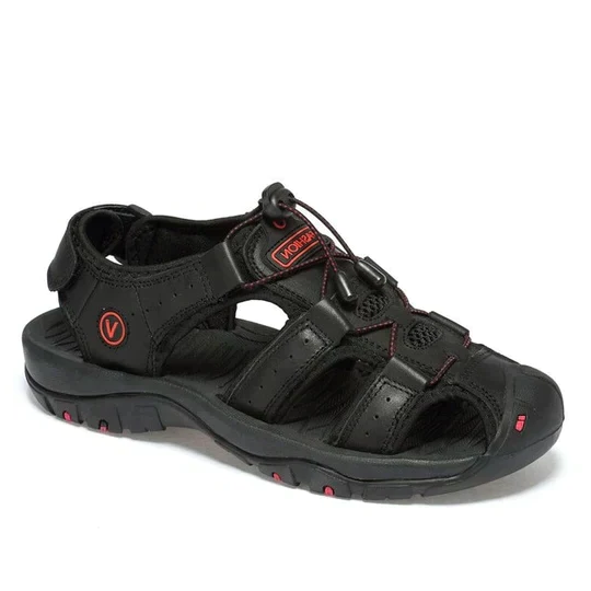 Adjustable men's orthopedic sandals, providing excellent arch support and comfort for outdoor activities & pain relief.