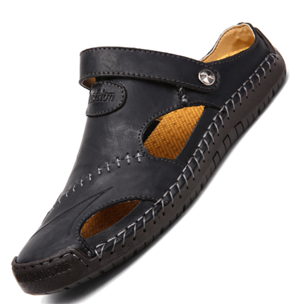Orthopedic men's casual sandals, ideal for daily wear, offering comfort and foot pain relief.