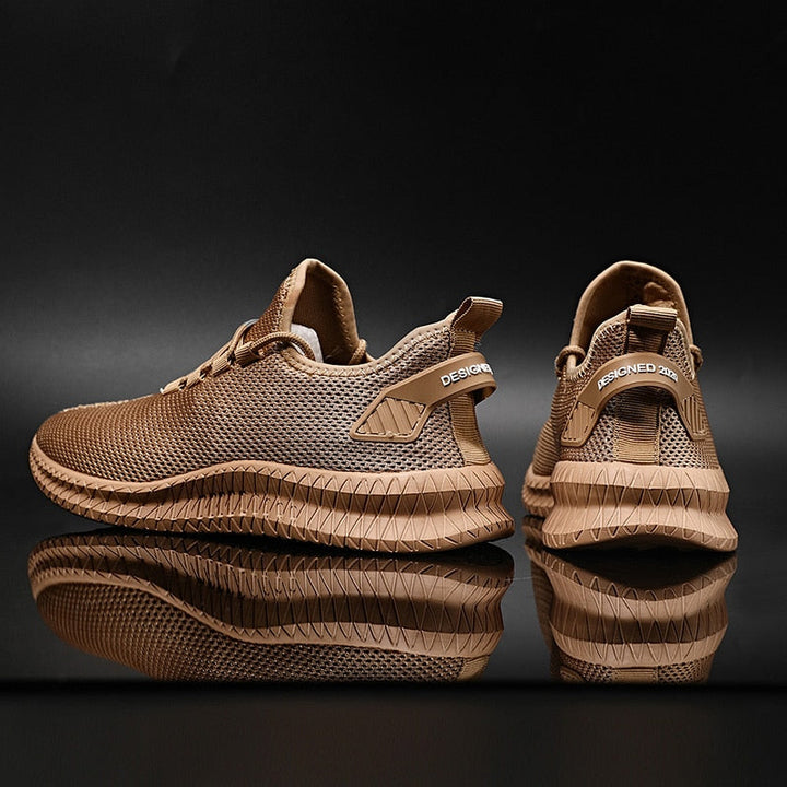 Stable men's orthopedic athletic sneakers with posture correction & superior arch support.