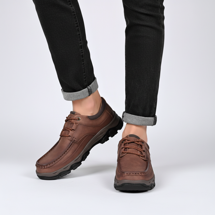 Men's fashion-forward orthopedic shoes, vegan leather, delivering comfort and support for any occasion