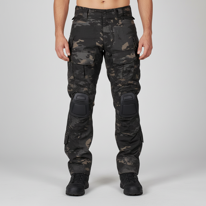Tactical cargo pants Luis for men, with ample storage pockets for tools and outdoor essentials, knee reinforced