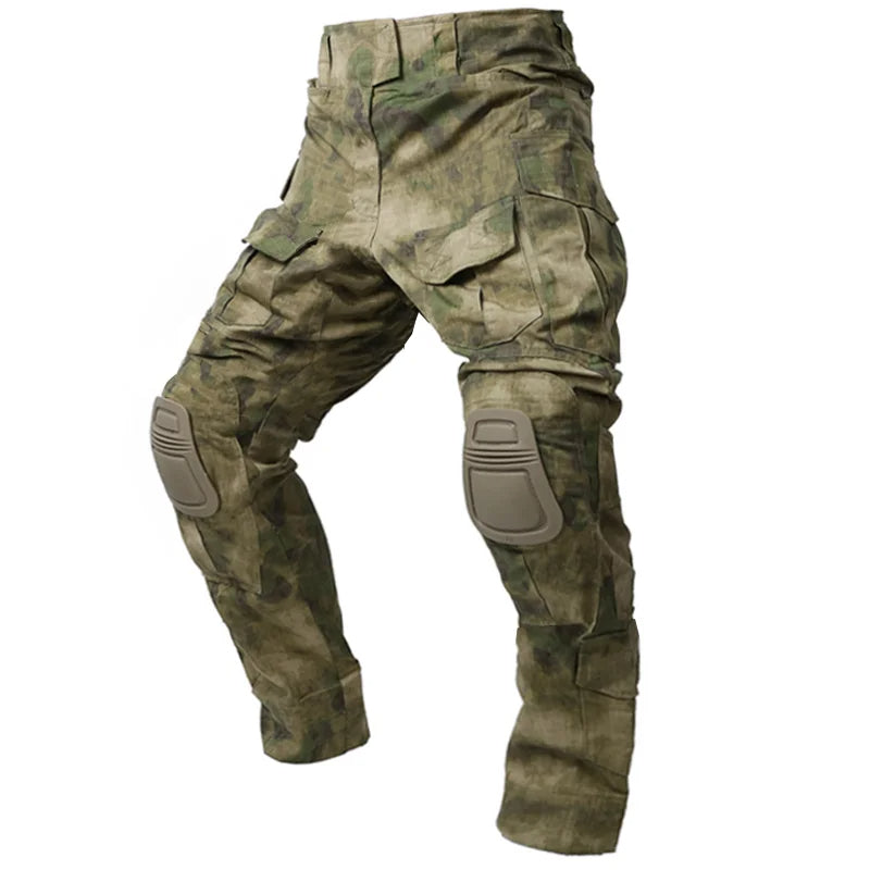 Side view of mens tactical cargo pants Luis, highlighting spacious utility pockets and robust design