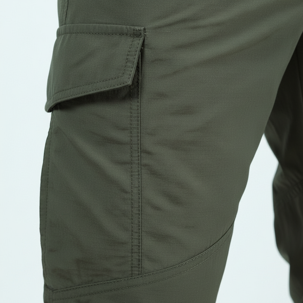 Durable men's tactical cargo pants, perfect for hiking and featuring multiple pockets.