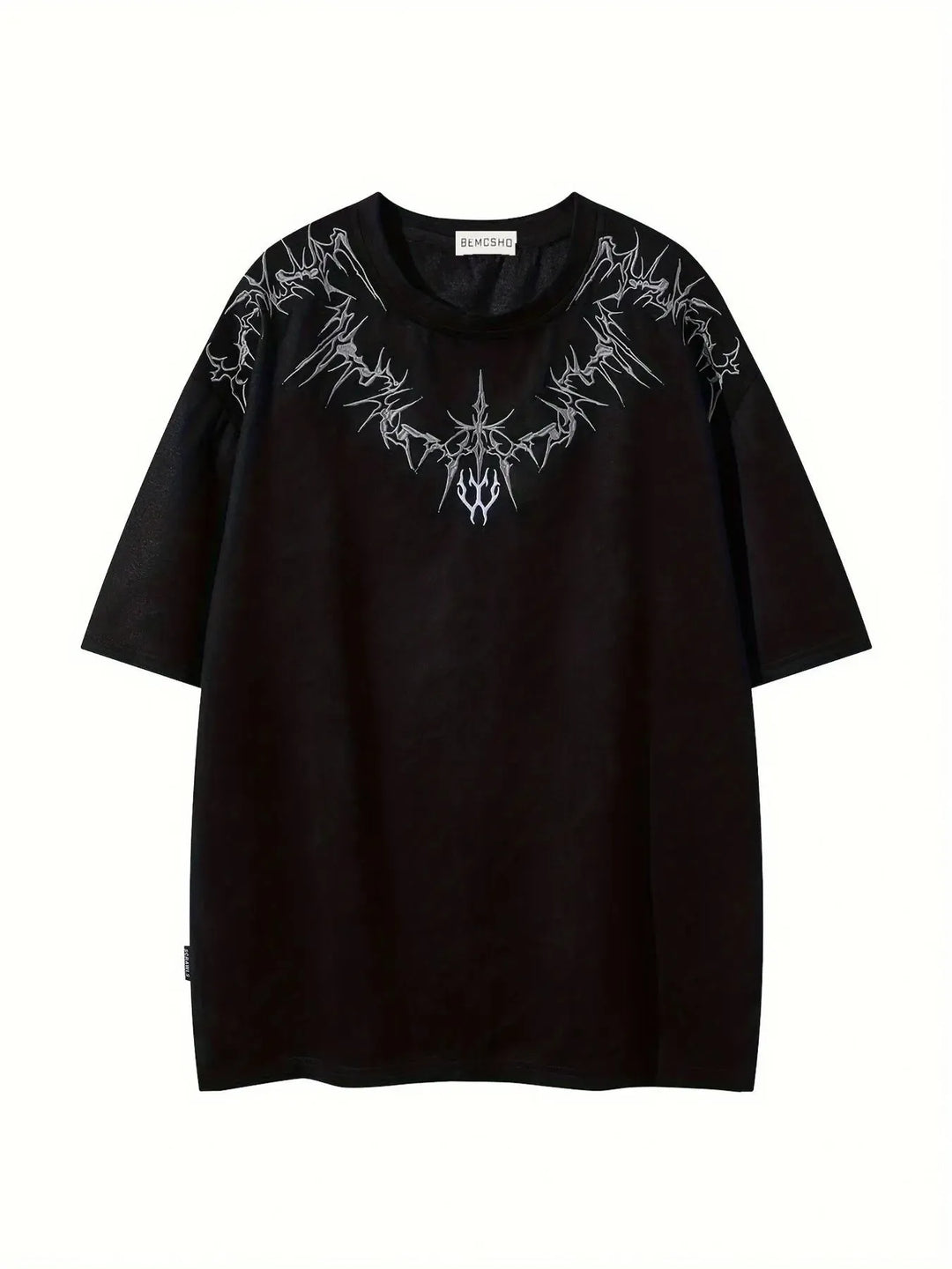 Men's oversized t-shirt styled for everyday casual wear. Relaxed fit, short sleeve, modern and comfortable.