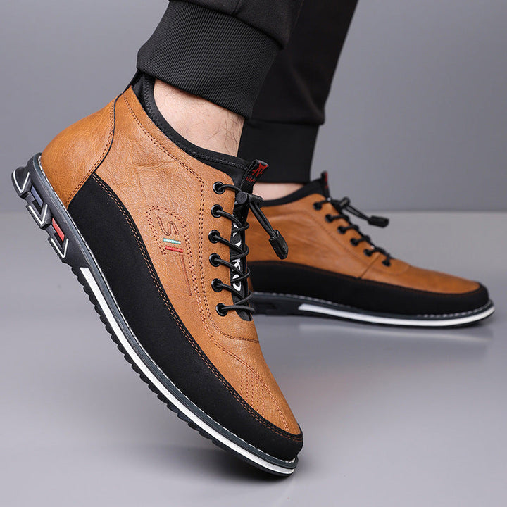 Comfortable men's barefoot hi-top sneakers, shock absorption for natural movement & daily wear.