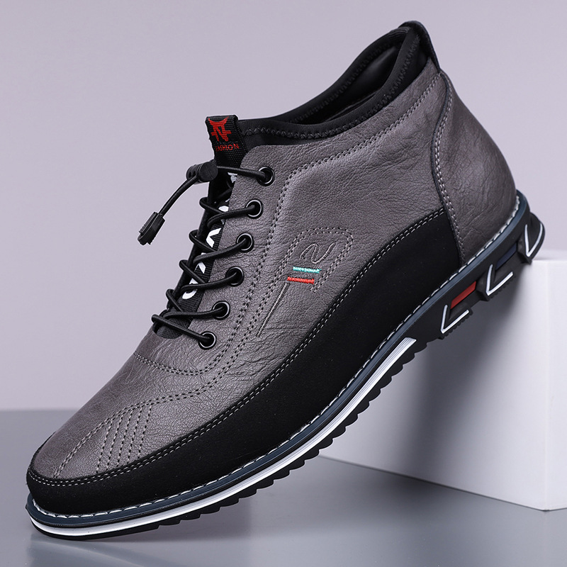 Everyday wear men's hi-top Oxford sneakers, designed for natural movement & superior comfort.