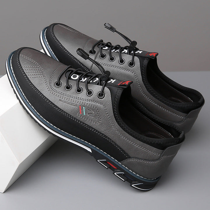 Men's Oxford style barefoot sneakers, shock-absorbing and built for natural foot comfort.