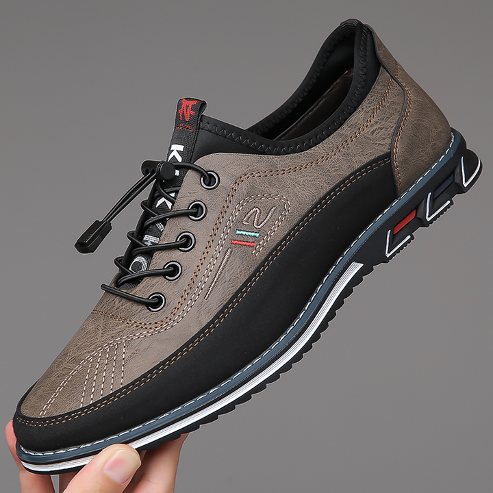 Natural foot comfort men's Oxford barefoot sneakers, minimalist & shock-absorbing.