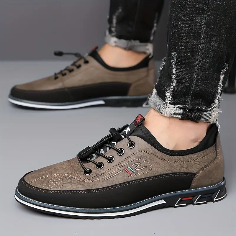 Everyday comfort men's Oxford barefoot sneakers, providing natural foot support.