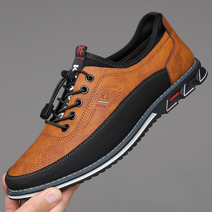 Waterproof Oxford barefoot sneakers for men, ideal for natural movement & everyday wear.