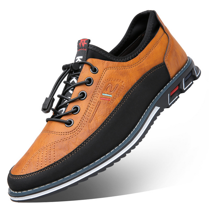 Stylish men's Oxford barefoot minimalist sneakers, for natural foot comfort & versatility.