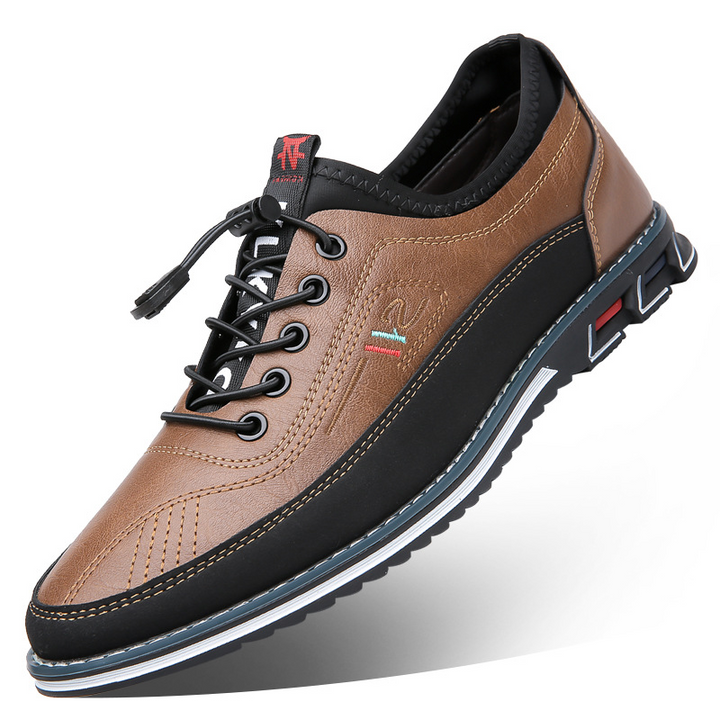 Men's everyday Oxford barefoot sneakers, shock-absorbing & waterproof for natural movement.