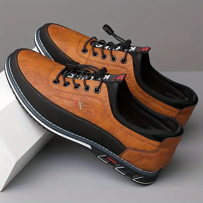 Versatile men's minimalist Oxford sneakers, perfect for natural foot comfort & activewear.