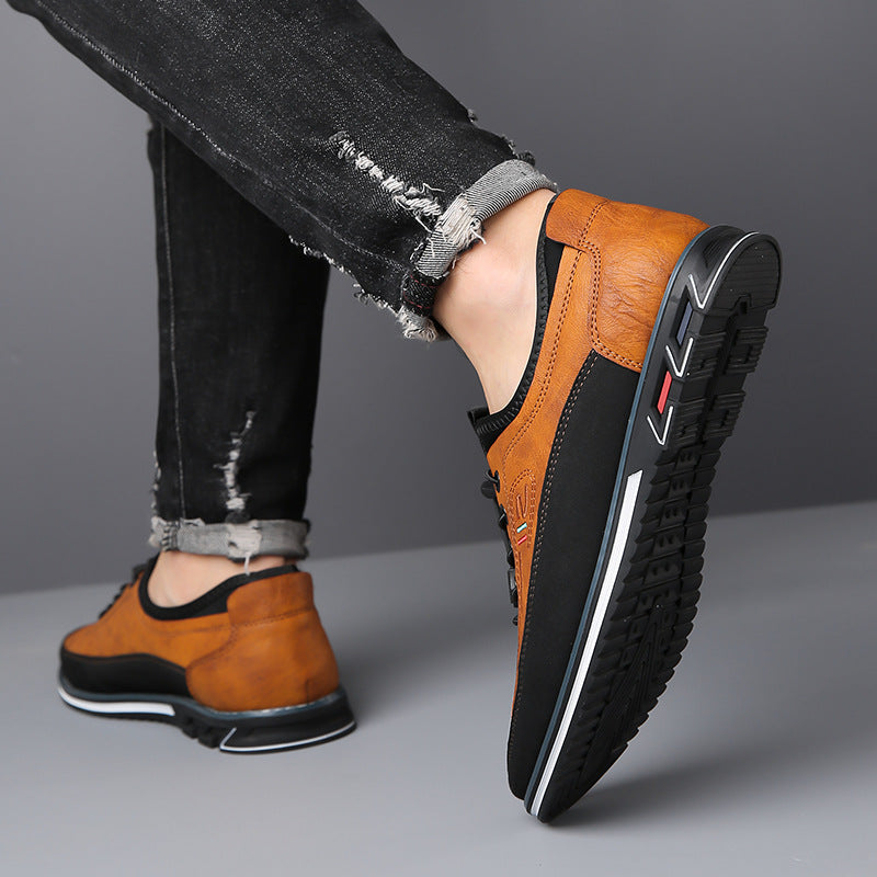 Stylish men's Oxford barefoot sneakers, designed for natural movement & everyday comfort.