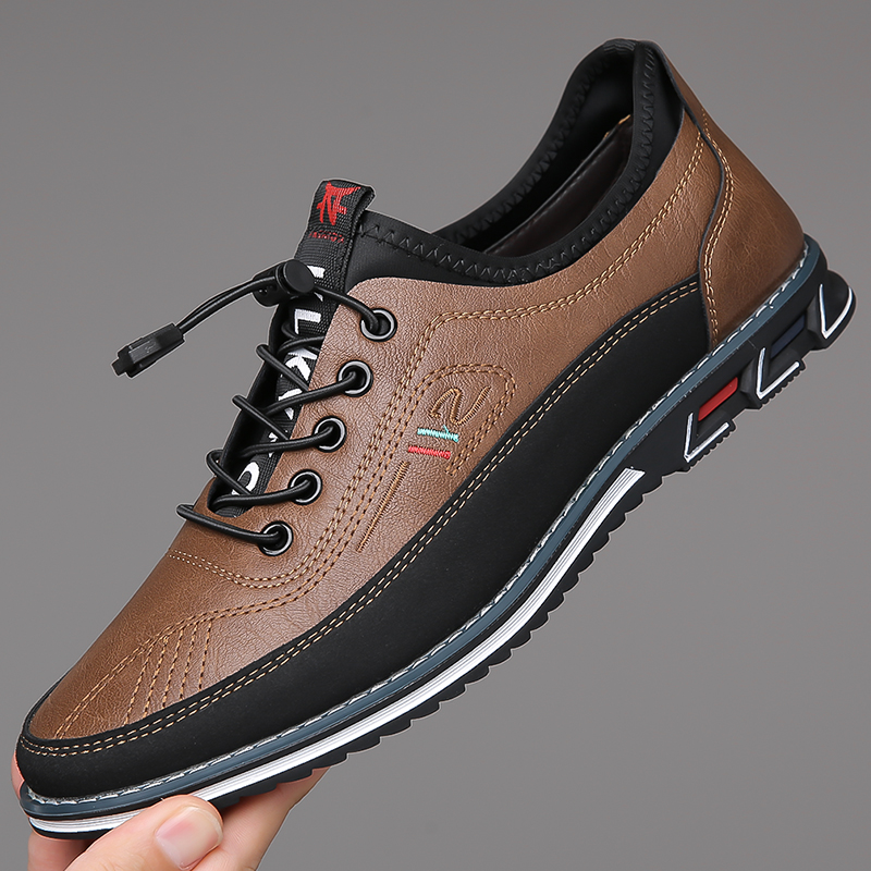 Casual men's Oxford minimalist sneakers, offering natural foot comfort & versatility.