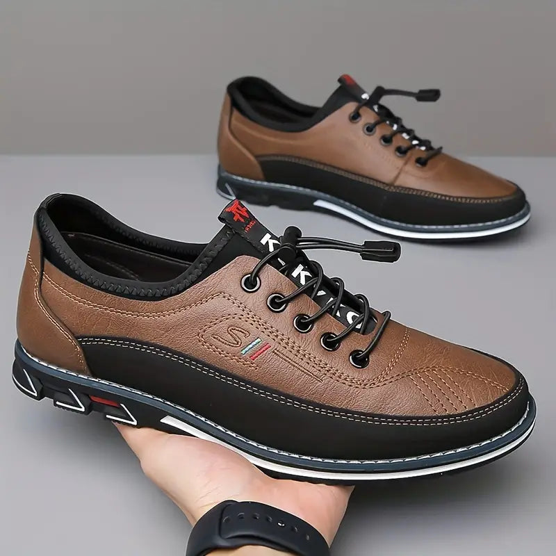 Everyday men's Oxford barefoot shoes, waterproof & comfortable for natural movement.