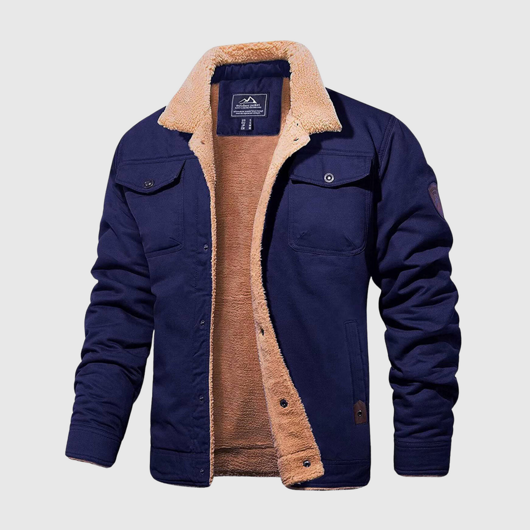 Men's fashion padded bomber jacket, a warm & stylish winter coat. Ideal casual outerwear for men.