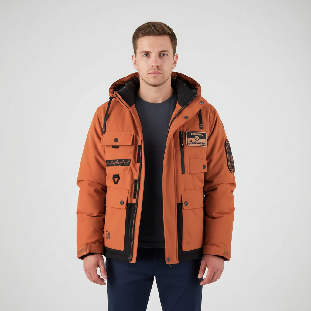 Insulated men's jacket Marius, versatile, water-resistant, ideal for cold weather activities