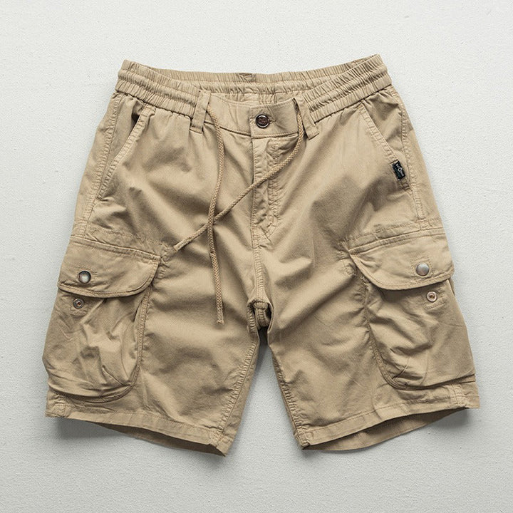 Men's Palermo everyday cargo shorts, relaxed fit, drawstring waist, utility pockets for casual summer wear.