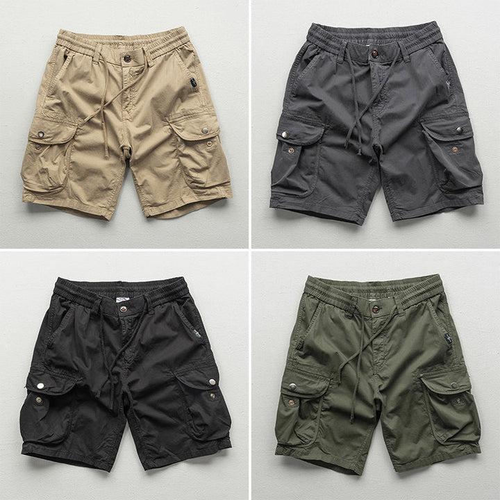 Men's Palermo drawstring cargo shorts, relaxed fit, ideal for everyday utility, summer outings, and comfortable casual wear.