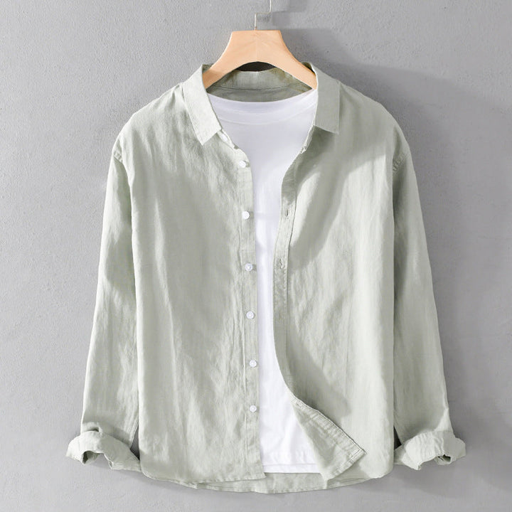 Casual men's long-sleeve Palermo shirt. A comfortable, classic button-down for everyday fashion and comfort.
