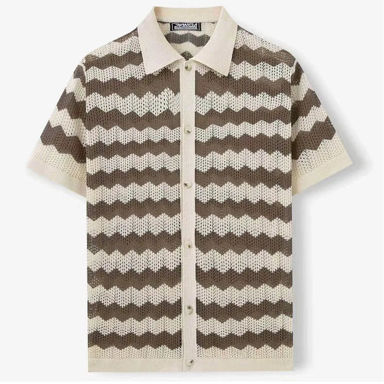 Classic men's Palmero button-up for a relaxed, breathable summer experience. Easy casual wear.