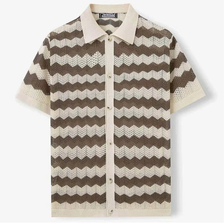 Classic men's Palmero button-up for a relaxed, breathable summer experience. Easy casual wear.