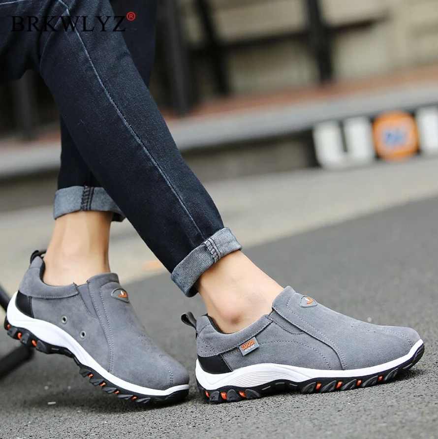 Men's PathMaster orthopedic hiking shoes for pain relief & all-day comfort. Perfect for trails & walking.