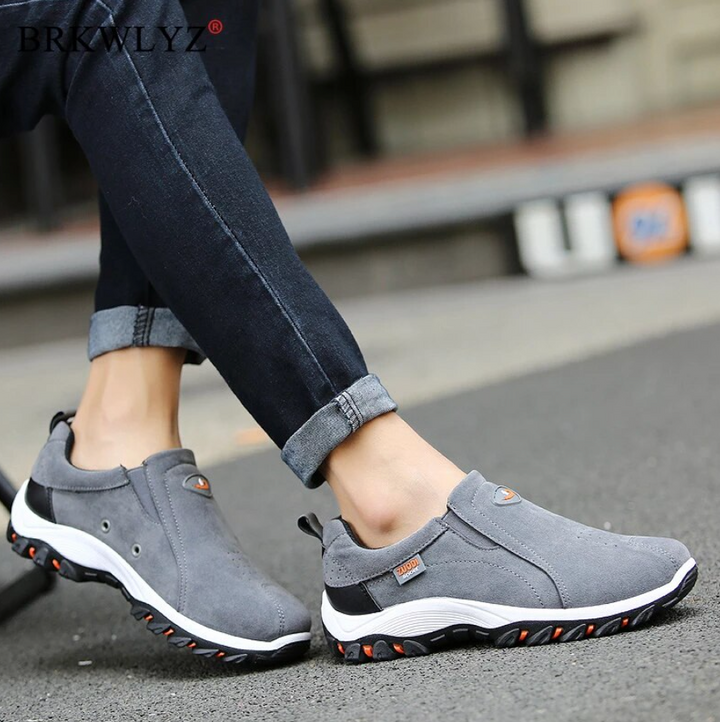 Men's PathMaster orthopedic hiking shoes for pain relief & all-day comfort. Perfect for trails & walking.