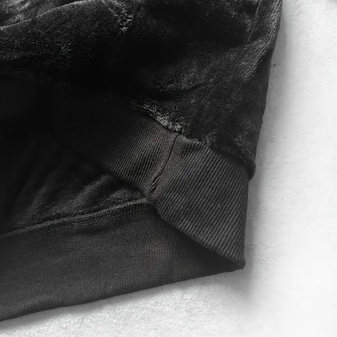 Men's Paul padded hoodie in a neutral color, fleece interior, versatile casual winter essential.