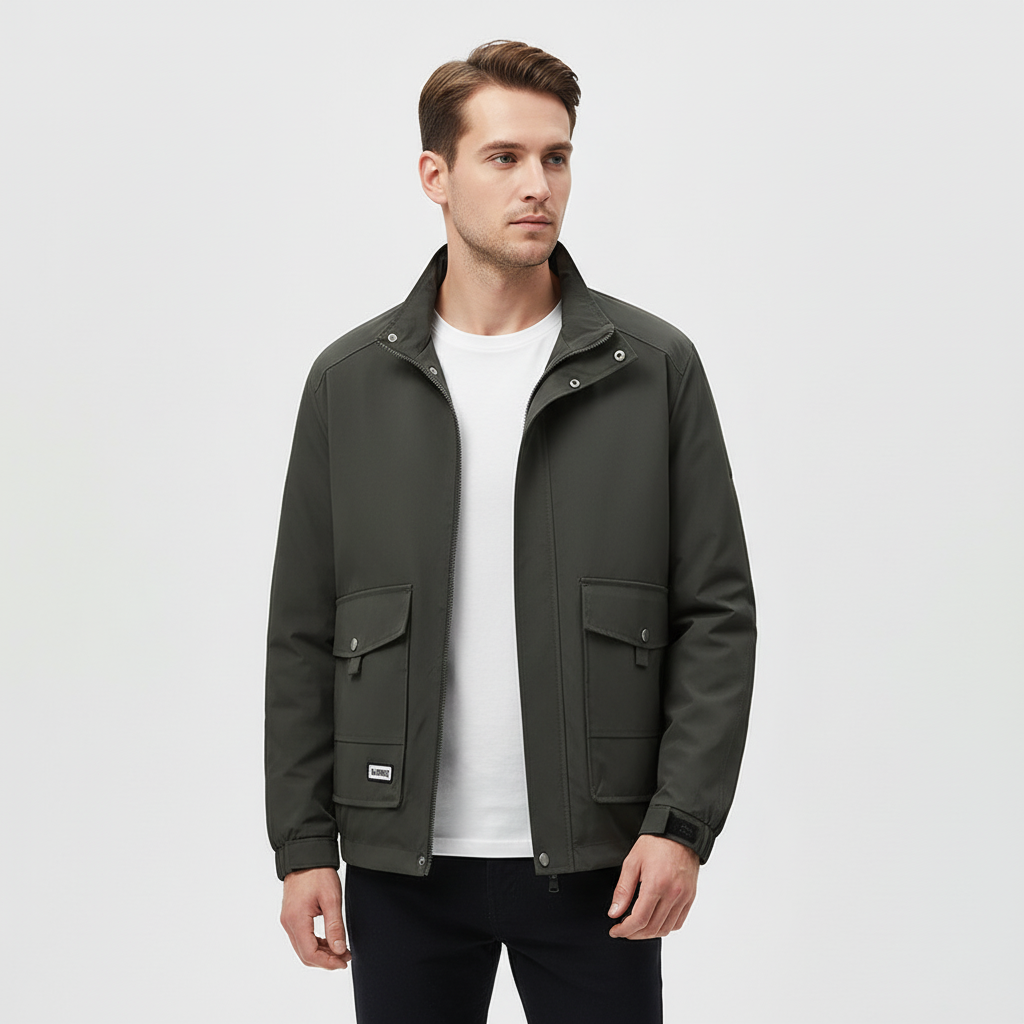 Stylish men's autumn jacket, suitable for activewear & everyday casual wear