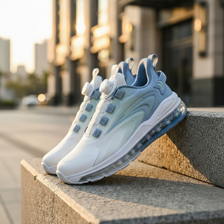 Comfortable men's running shoes with cloud cushioning, perfect for daily wear & sports activities.