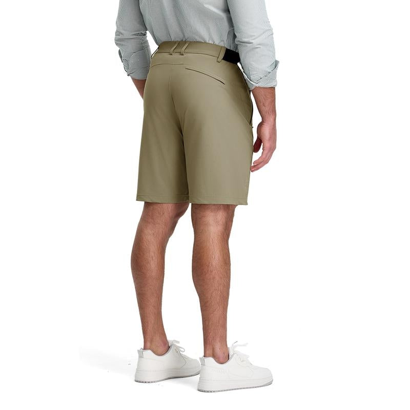 Comfortable men's nylon stretch shorts, ideal for athletic activities or versatile everyday wear.