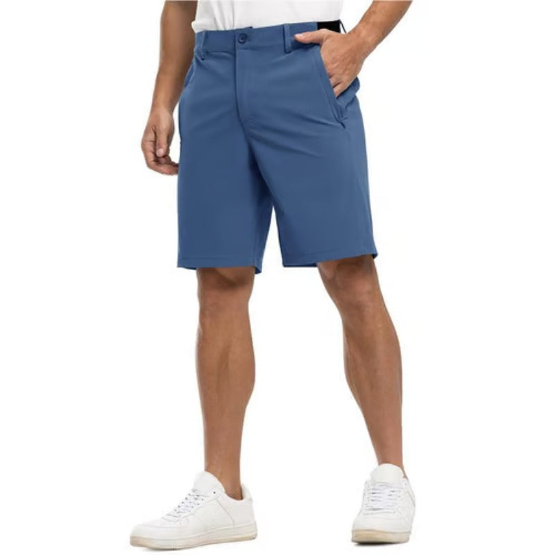 Versatile men's summer shorts; casual yet athletic stretch design for comfort & style.
