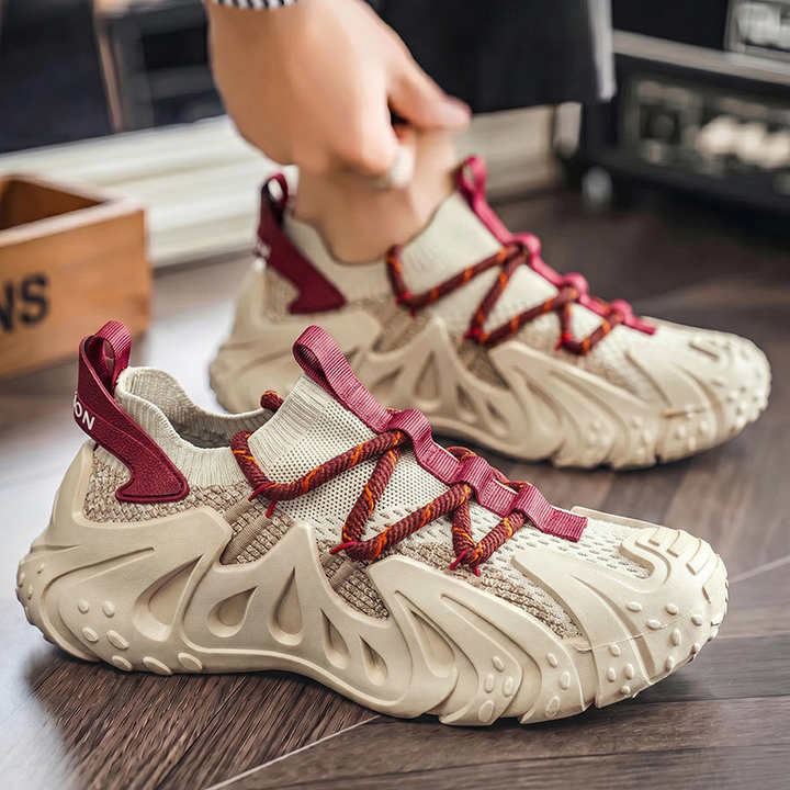 Athletic men's shoes, showcasing modern design & superior comfort for active performance.
