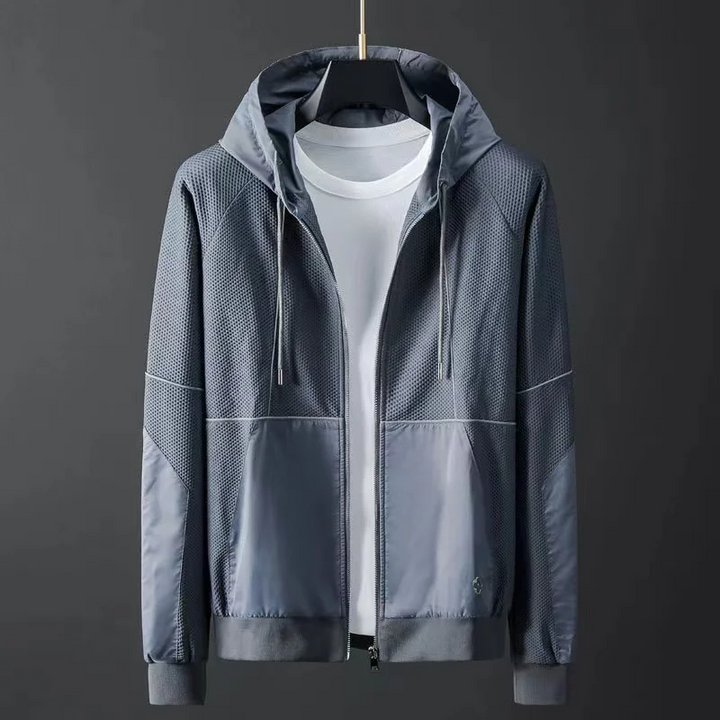 Comfortable men's activewear techwear tracksuit, ideal for workouts or casual urban fashion.