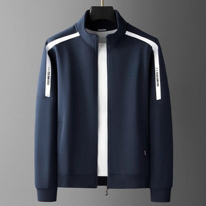 Athletic men's tracksuit set, perfect for sports, jogging, and active performance. Comfortable matching activewear.