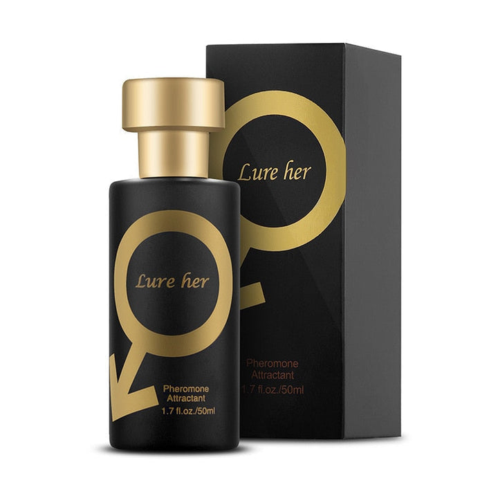 Men's grooming aftershave cologne with pheromones. Seductive scent for attraction, boosting daily confidence.