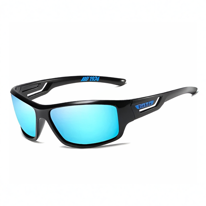 Durable men's polarized sport sunglasses with UV400 protection. Perfect outdoor eyewear for active men.