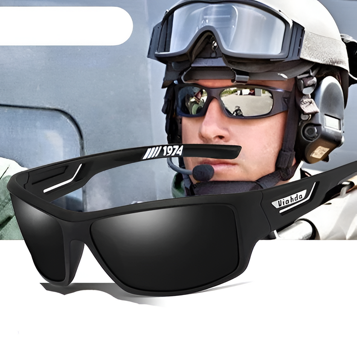 Men's polarized UV400 sunglasses for clear vision & eye protection. Essential outdoor eyewear for men.