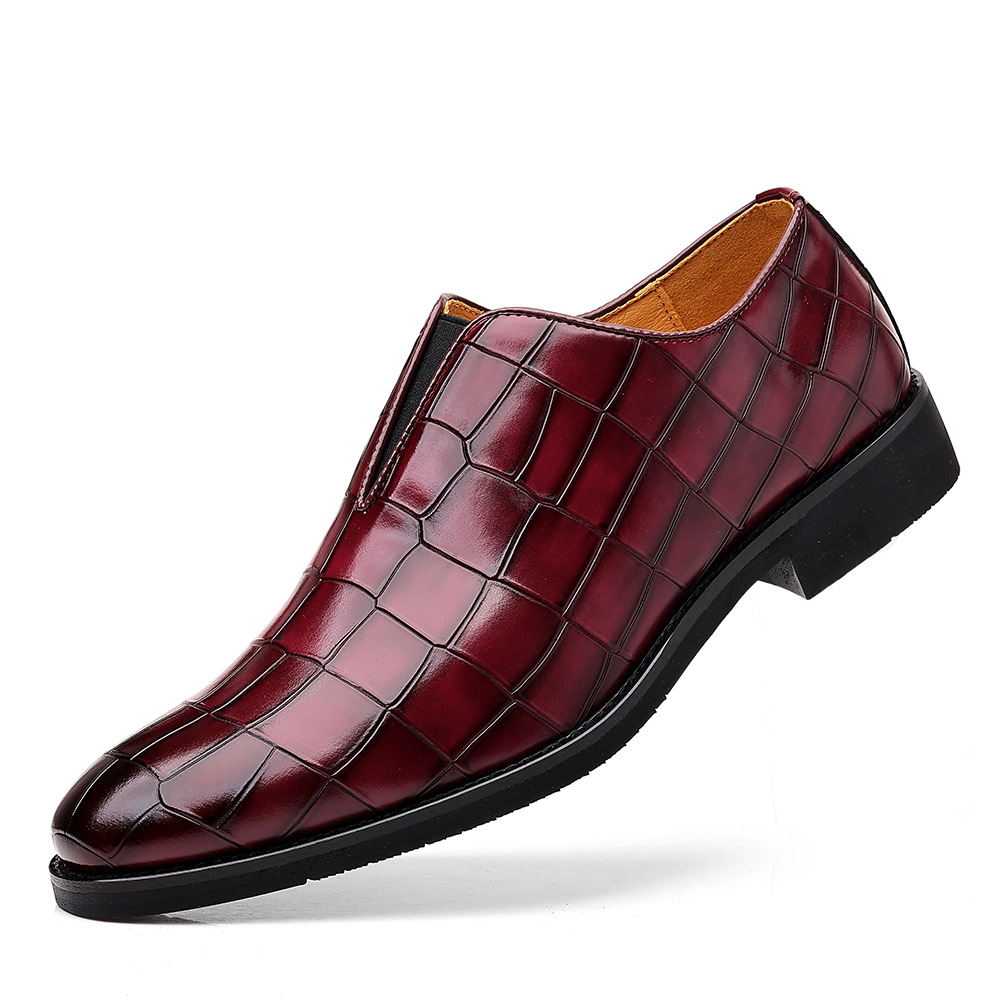 Confident men's formal business shoes, polished to perfection for events, office, and professional wear.
