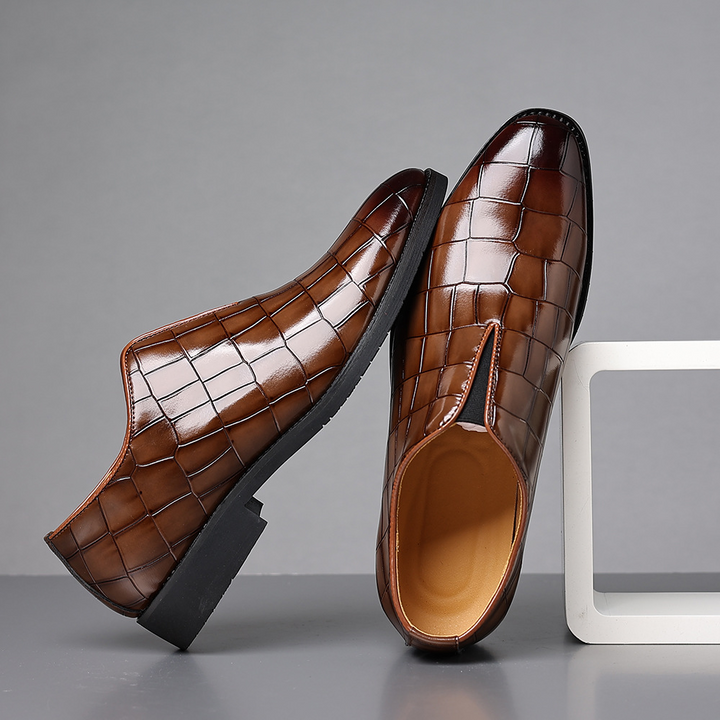 Comfortable men's formal business shoes, designed for all-day wear at office, meetings, and events.