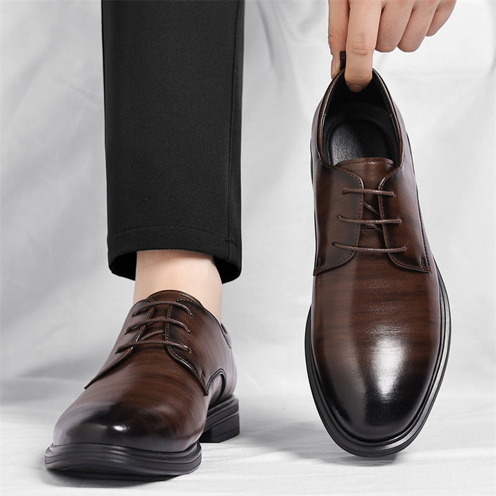 Comfortable men's formal shoes with polished finish & supportive sole for all-day office wear.