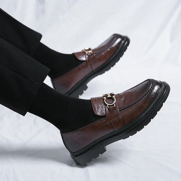 Men's casual-chic loafers, polished slip-on comfort for smart everyday wear.