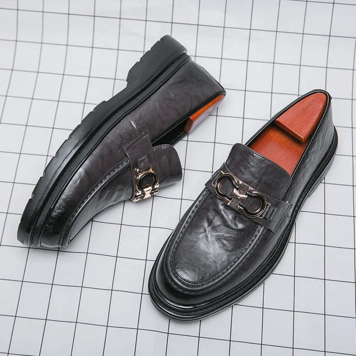 Everyday men's slip-on loafers, polished for a consistently smart appearance.