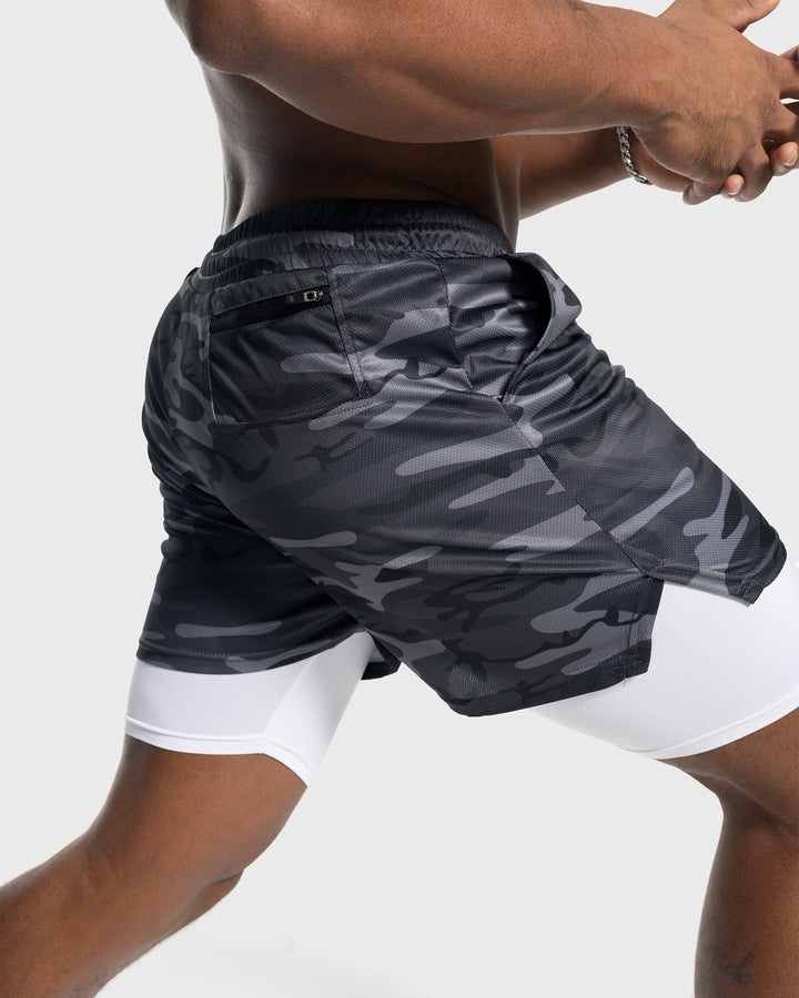 Porto Kinetic men's athletic mesh shorts, designed for peak performance & unrestricted motion.