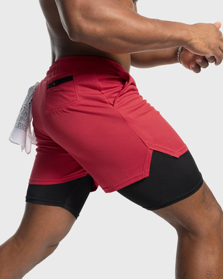 Men's Porto Kinetic sport shorts, lightweight mesh fabric for competitive edge & speed.