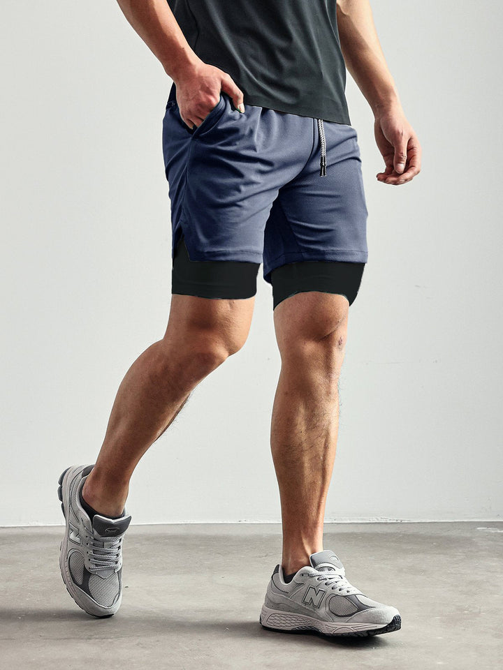 Sporty Porto Kinetic men's mesh shorts, great for active lifestyles, gym, & outdoor sports.