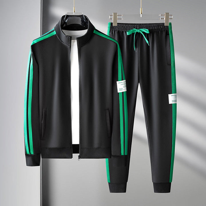 Men's activewear tracksuit set, Apex performance design for superior comfort & athletic activities.