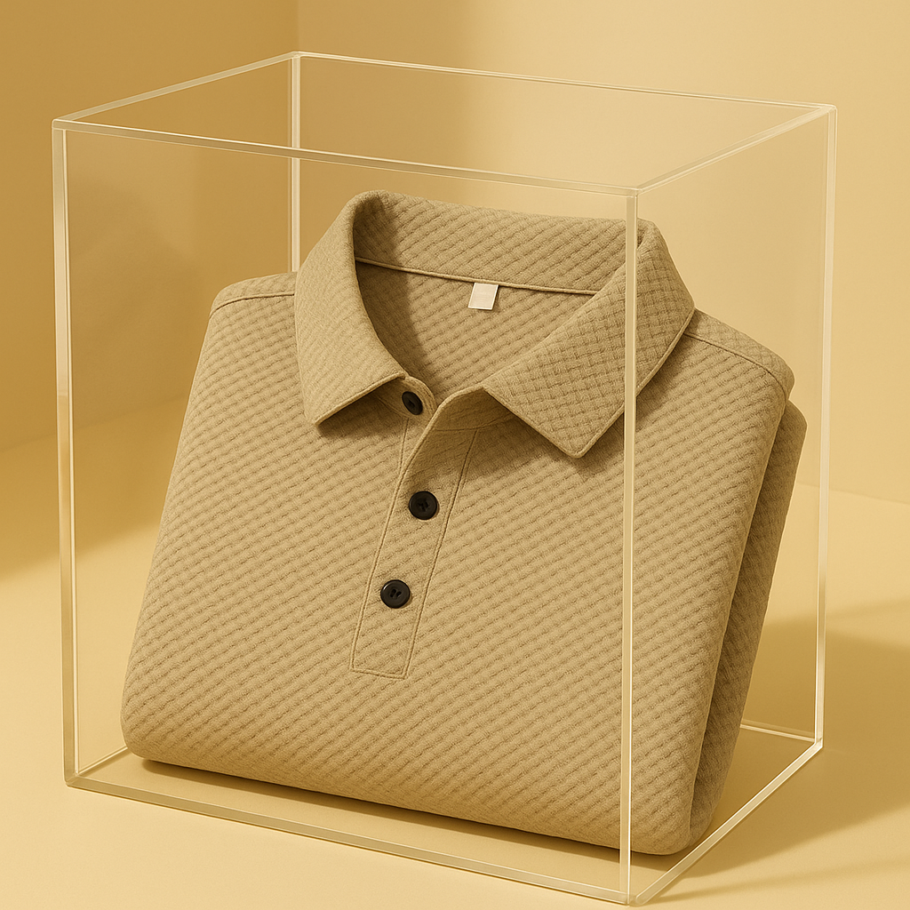 Casual yet smart men's tailored polo shirt. Breathable, anti-pilling, perfect for summer fashion.